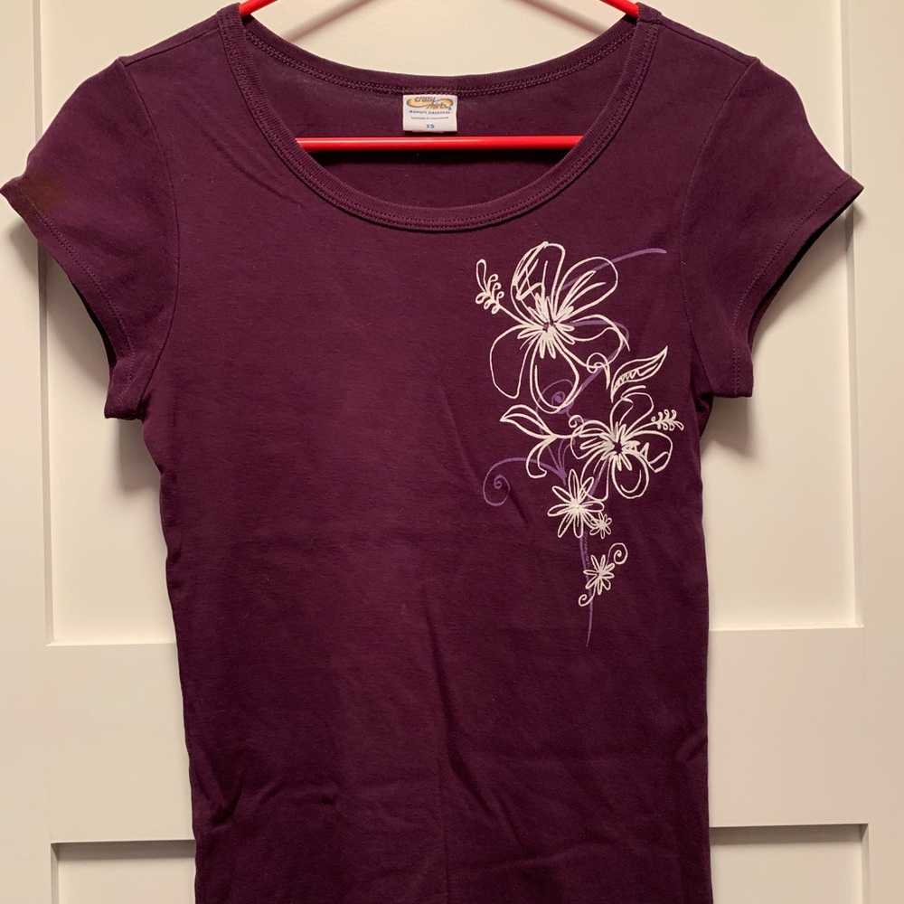 Crazy Shirt Purple Flower Women’s t-shirt